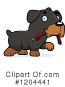 Rottweiler Clipart #1204441 by Cory Thoman