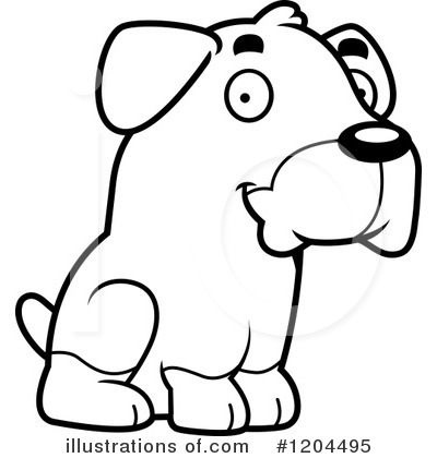 Rottweiler Clipart #1204495 by Cory Thoman