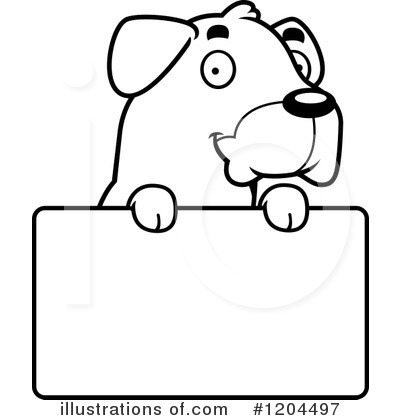 Royalty-Free (RF) Rottweiler Clipart Illustration by Cory Thoman - Stock Sample #1204497