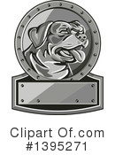 Rottweiler Clipart #1395271 by patrimonio