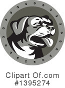 Rottweiler Clipart #1395274 by patrimonio