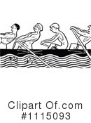 Rowing Team Clipart #1115093 by Prawny Vintage