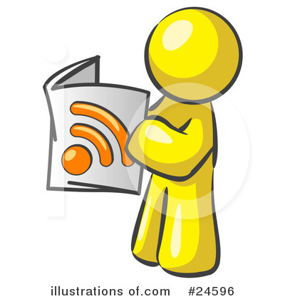 Royalty-Free (RF) Rss Clipart Illustration by Leo Blanchette - Stock Sample #24596