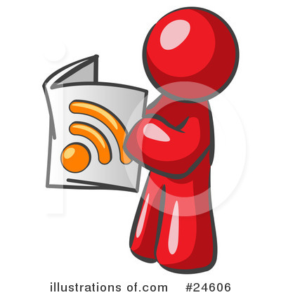 Royalty-Free (RF) Rss Clipart Illustration by Leo Blanchette - Stock Sample #24606