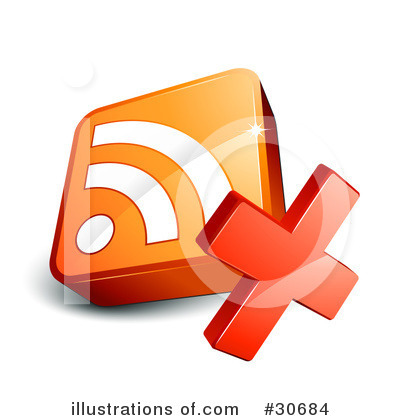 Royalty-Free (RF) Rss Clipart Illustration by beboy - Stock Sample #30684
