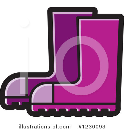 Rubber Boots Clipart #1230093 by Lal Perera