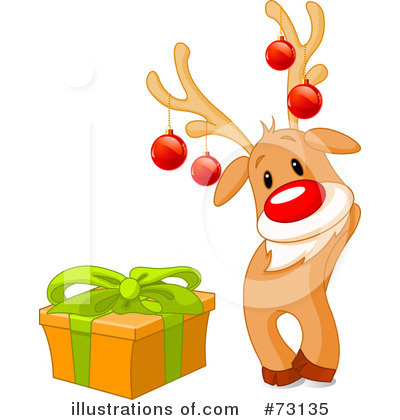 Reindeer Clipart #73135 by Pushkin