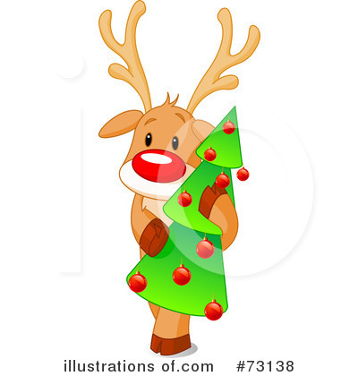 Reindeer Clipart #73138 by Pushkin