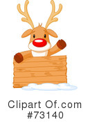 Rudolph Clipart #73140 by Pushkin