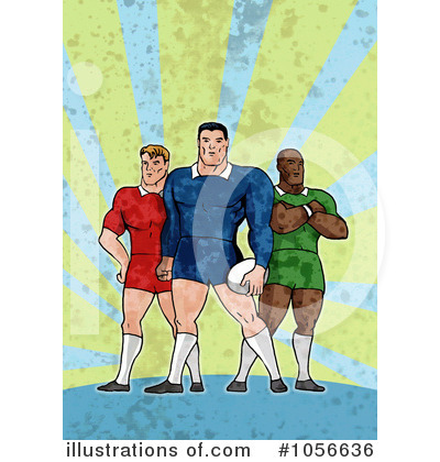 Rugby Clipart #1056636 by patrimonio