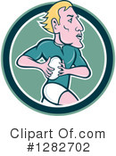 Rugby Clipart #1282702 by patrimonio
