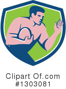 Rugby Clipart #1303081 by patrimonio