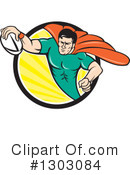 Rugby Clipart #1303084 by patrimonio