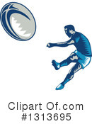Rugby Player Clipart #1313695 by patrimonio