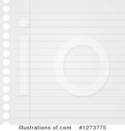 Royalty-Free (RF) Ruled Paper Clipart Illustration by cidepix - Stock Sample #1273775