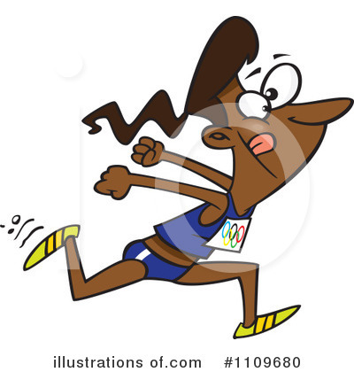 Runner Clipart #1109680 by toonaday
