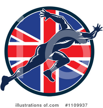 Royalty-Free (RF) Runner Clipart Illustration by patrimonio - Stock Sample #1109937