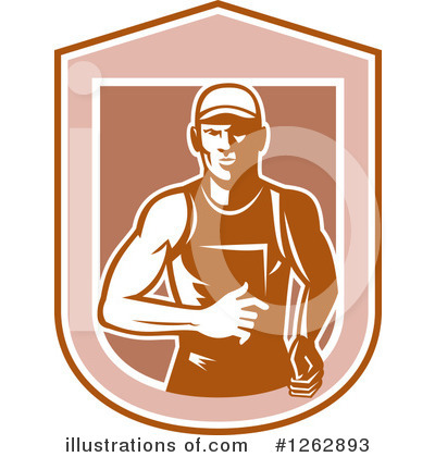 Royalty-Free (RF) Runner Clipart Illustration by patrimonio - Stock Sample #1262893