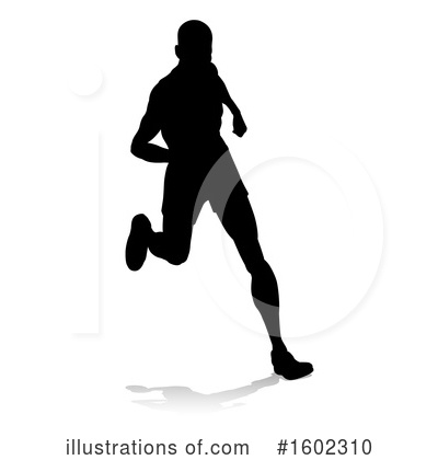 Royalty-Free (RF) Runner Clipart Illustration by AtStockIllustration - Stock Sample #1602310