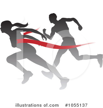 Runners Clipart #1055137 by AtStockIllustration