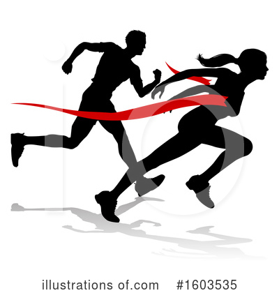 Royalty-Free (RF) Running Clipart Illustration by AtStockIllustration - Stock Sample #1603535