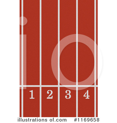 Running Track Clipart #1169658 by stockillustrations