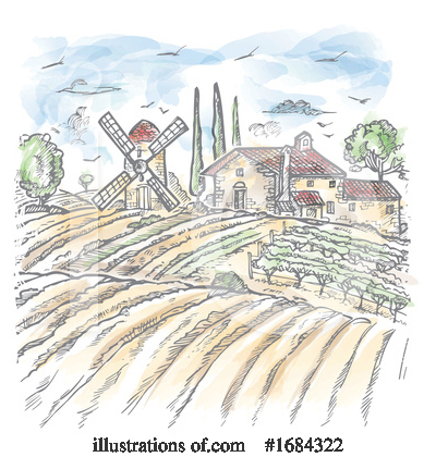 Farm Clipart #1684322 by Domenico Condello