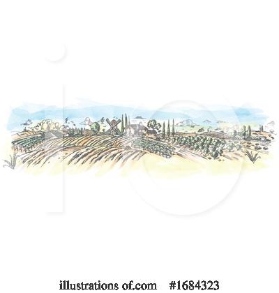 Royalty-Free (RF) Rural Clipart Illustration by Domenico Condello - Stock Sample #1684323