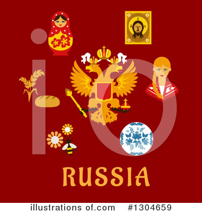 Royalty-Free (RF) Russia Clipart Illustration by Vector Tradition SM - Stock Sample #1304659