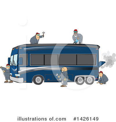 Bus Clipart #1426149 by djart
