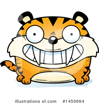 Sabre Tooth Tiger Clipart #1450664 by Cory Thoman