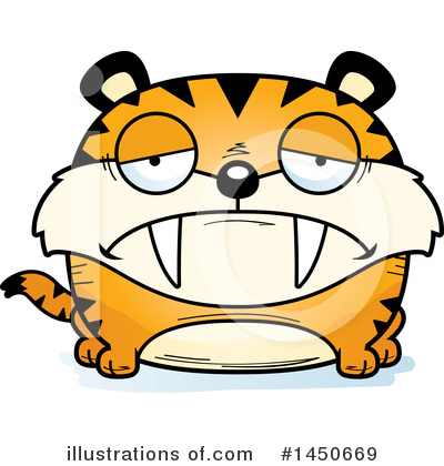 Sabre Tooth Tiger Clipart #1450669 by Cory Thoman
