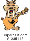 Saber Toothed Tiger Clipart #1285147 by Dennis Holmes Designs