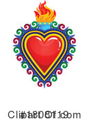 Sacred Heart Clipart #1808119 by Vector Tradition SM
