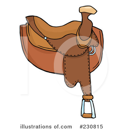 Royalty-Free (RF) Saddle Clipart Illustration by Hit Toon - Stock Sample #230815