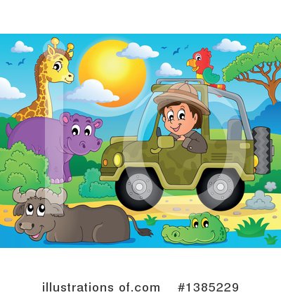 Water Buffalo Clipart #1385229 by visekart