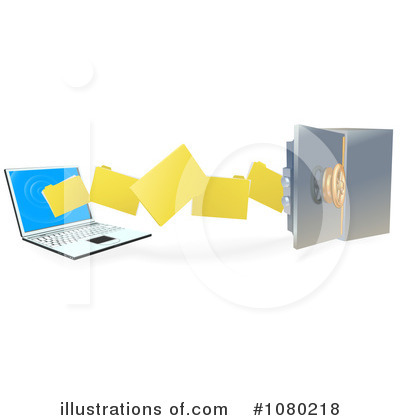 File Transfer Clipart #1080218 by AtStockIllustration