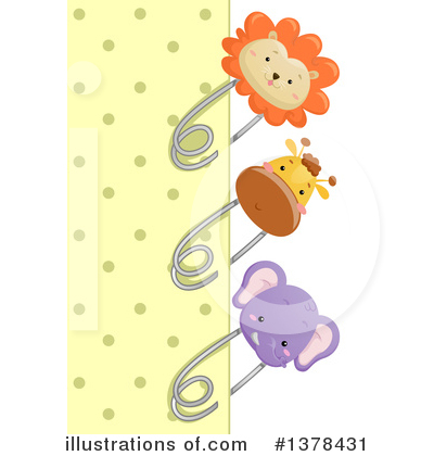 Royalty-Free (RF) Safety Pin Clipart Illustration by BNP Design Studio - Stock Sample #1378431