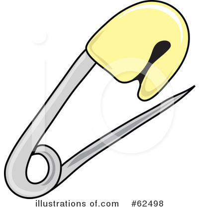 Safety Pin Clipart #62498 by Pams Clipart