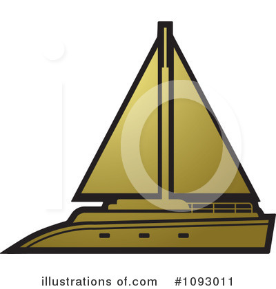 Sailboat Clipart #1093011 by Lal Perera