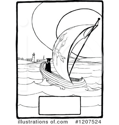 Sailboat Clipart #1207524 by Prawny Vintage