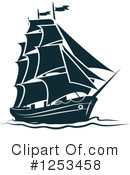 Sailboat Clipart #1253458 by Vector Tradition SM