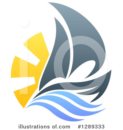 Royalty-Free (RF) Sailboat Clipart Illustration by AtStockIllustration - Stock Sample #1289333