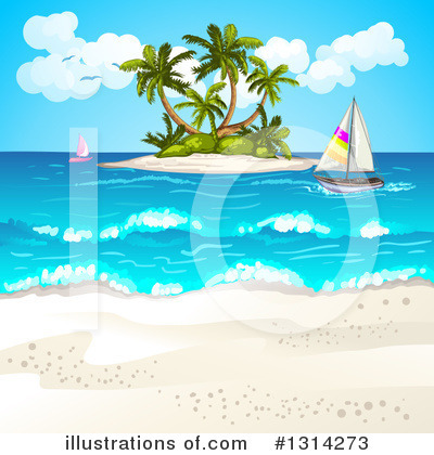 Beach Clipart #1314273 by merlinul