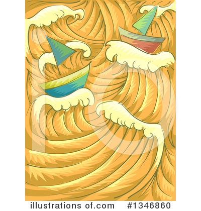 Royalty-Free (RF) Sailboat Clipart Illustration by BNP Design Studio - Stock Sample #1346860
