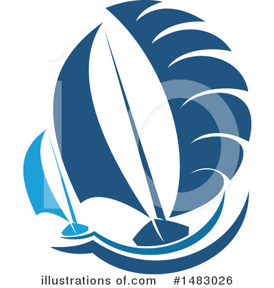 Sailboat Clipart #1483026 by Vector Tradition SM