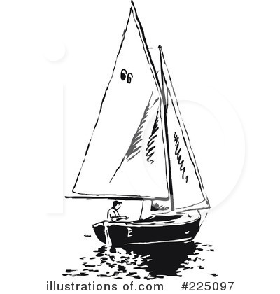 Royalty-Free (RF) Sailboat Clipart Illustration by Prawny - Stock Sample #225097