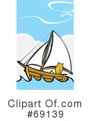 Sailboat Clipart #69139 by xunantunich