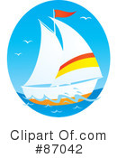Sailboat Clipart #87042 by Alex Bannykh