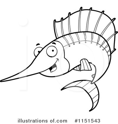 Royalty-Free (RF) Sailfish Clipart Illustration by Cory Thoman - Stock Sample #1151543